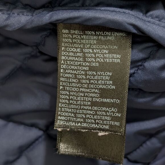 The North Face Youth M 10/12 Thermoball Eco Jacket - Navy Blue - Picture 10 of 10